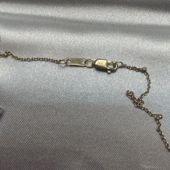 Elegant 10k gold diamond necklace